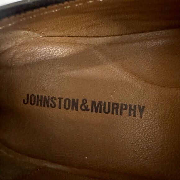 Johnston & Murphy Black‎ Leather Penny Loafer  Men 8.5 M Slip On Casual Preppy main image 6